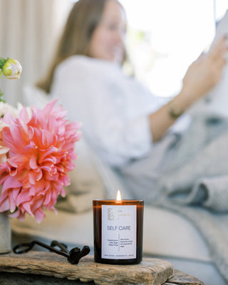 little moments of. Self care candle